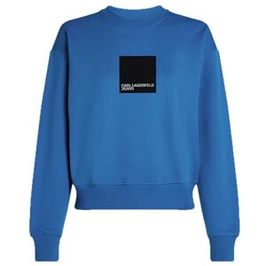 KARL LAGERFELD JEANS Women Regular Box Logo Sweatshirt 1 Klj Blue Xs KARL LAGERFELD JEANS Women Regular Box Logo Sweatshirt 1 Klj Blue Xs