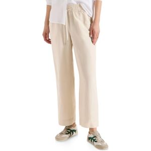 Cecil Wide Leg Hose im Loose Fit aus Leinenmix Macadamia beige 2X Cecil Wide Leg Hose im Loose Fit aus Leinenmix Macadamia beige 2X