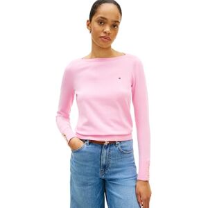 Tommy Hilfiger Damen Pullover Strickpullover, Rosa (Rose Petal), S Tommy Hilfiger Damen Pullover Strickpullover, Rosa (Rose Petal), S