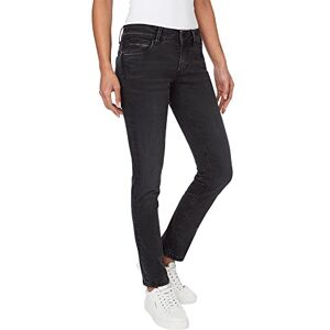 Pepe Jeans Damen New Brooke W Jeans, Schwarz (Denim-vs1), 24W x 32L Pepe Jeans Damen New Brooke W Jeans, Schwarz (Denim-vs1), 24W x 32L