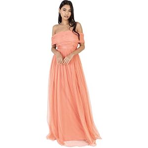Anaya with Love Damen Maxi Kleid, Coral Pink, EU 50(UK 22) Anaya with Love Damen Maxi Kleid, Coral Pink, EU 50(UK 22)