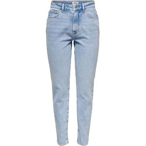 ONLY Female Mom Jeans ONLEMILY Ankel Hohe Taille Gerade geschnitten Jeans ONLY Female Mom Jeans ONLEMILY Ankel Hohe Taille Gerade geschnitten Jeans