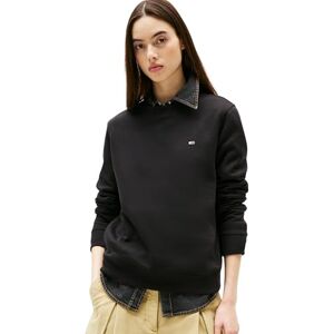 Tommy Jeans Damen Tjw Reg Flag Crew Dw0dw19959 Pullover-Sweatshirt, Black (Black), XL EU Tommy Jeans Damen Tjw Reg Flag Crew Dw0dw19959 Pullover-Sweatshirt, Black (Black), XL EU
