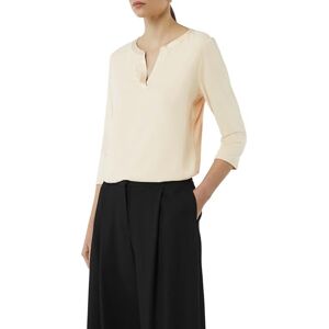 Comma Damen 2151665 T-Shirt, Brown 8102,34 Comma Damen 2151665 T-Shirt, Brown 8102,34