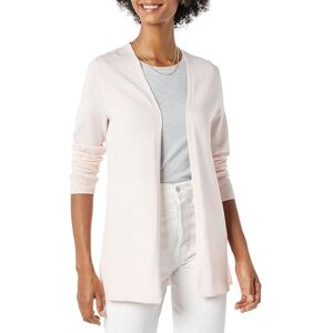 Amazon Essentials Damen Leichter Cardigan mit offener Vorderseite (Erhältlich in Übergröße), Blassrosa, Größe S Amazon Essentials Damen Leichter Cardigan mit offener Vorderseite (Erhältlich in Übergröße), Blassrosa, Größe S