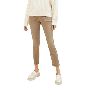 TOM TAILOR Damen Tapered Relaxed Hosemit Kordelzug , dark sepia, 40/28 TOM TAILOR Damen Tapered Relaxed Hosemit Kordelzug , dark sepia, 40/28