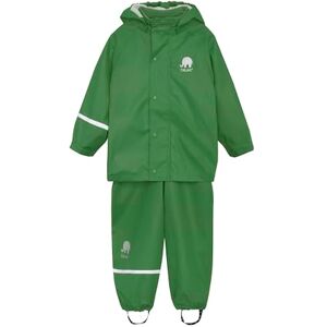 Celavi Unisex Basic Rainwear Set-solid PU Regenjacke, Elm Green, 110 Celavi Unisex Basic Rainwear Set-solid PU Regenjacke, Elm Green, 110
