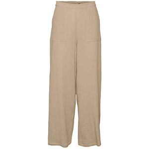 VERO MODA Damen Vmnatali Nia Hw Pant WVN Hose, Irish Cream, XS EU VERO MODA Damen Vmnatali Nia Hw Pant WVN Hose, Irish Cream, XS EU