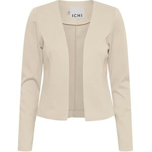 ICHI IHKATE Damen Blazer Kurzblazer Jackenblazer mit Stretch Comfort fit, Größe:L, Farbe:Doeskin (151308) ICHI IHKATE Damen Blazer Kurzblazer Jackenblazer mit Stretch Comfort fit, Größe:L, Farbe:Doeskin (151308)