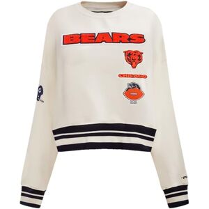 Pro Standard Womens NFL Chicago Bears Retro Classics Crewneck Sweatshirt Eggshell/Midnight Marineblau M Pro Standard Womens NFL Chicago Bears Retro Classics Crewneck Sweatshirt Eggshell/Midnight Marineblau M