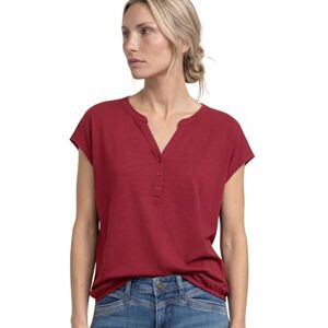Street One Damen Dropped Shoulder Shirt mit Split Neck Street One Damen Dropped Shoulder Shirt mit Split Neck