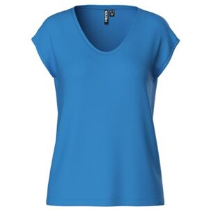 PIECES Damen Pcbillo Tee Solid Noos Bc, Azure Blue ,XL PIECES Damen Pcbillo Tee Solid Noos Bc, Azure Blue ,XL