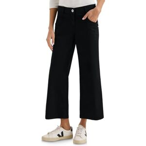 Cecil High Waist Wide Leg Hose im Loose Fit Black 33 Cecil High Waist Wide Leg Hose im Loose Fit Black 33