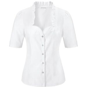 Stockerpoint Damen Clarissa Trachtenbluse, Weiss, 42 Stockerpoint Damen Clarissa Trachtenbluse, Weiss, 42