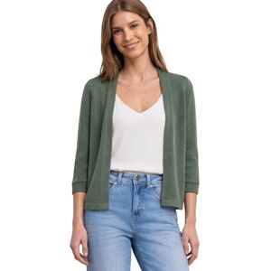 Street One Damen Langarm Jacke im Strick-Look Street One Damen Langarm Jacke im Strick-Look