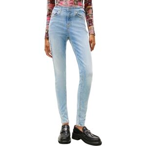 Tommy Jeans Damen Jeans Hose Nora Skinny Mid Rise, Blau (Denim Light), 28W/31L Tommy Jeans Damen Jeans Hose Nora Skinny Mid Rise, Blau (Denim Light), 28W/31L
