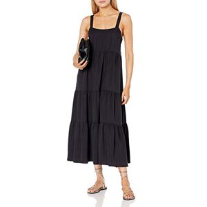 The Drop Damen Britt Maxi-Zeltkleid im Stufendesign, Schwarz, S The Drop Damen Britt Maxi-Zeltkleid im Stufendesign, Schwarz, S