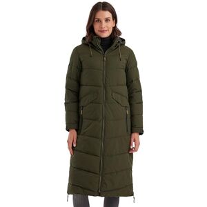 Killtec Damen Kow 62 Wmn Qltd Ct Wintermantel Mantel in Daunenoptik mit Kapuze, dunkeloliv, 40 EU Killtec Damen Kow 62 Wmn Qltd Ct Wintermantel Mantel in Daunenoptik mit Kapuze, dunkeloliv, 40 EU