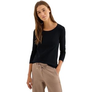 Cecil Basic Langarmshirt Black XS Cecil Basic Langarmshirt Black XS