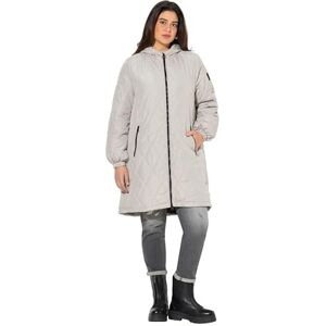 Ulla Popken Damen große Größen Übergrößen Plus Size Leichtstepp-Mantel, wasserabweisend, 2-Wege-Zipper Ulla Popken Damen große Größen Übergrößen Plus Size Leichtstepp-Mantel, wasserabweisend, 2-Wege-Zipper