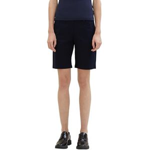 TOM TAILOR Damen Chino Bermuda Shorts, 10668 Sky Captain Blue, 34 TOM TAILOR Damen Chino Bermuda Shorts, 10668 Sky Captain Blue, 34