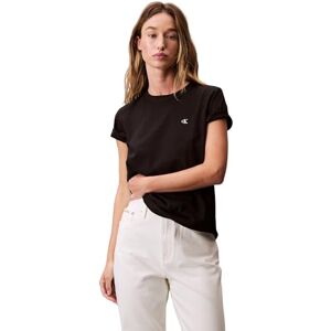 Calvin Damen T-Shirt Kurzarm Archive Jersey Tee mit Rundhalsausschnitt, Schwarz (Black), M Calvin Damen T-Shirt Kurzarm Archive Jersey Tee mit Rundhalsausschnitt, Schwarz (Black), M