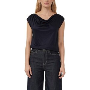 s.Oliver Ärmelloses Shirt aus Viskose mit Wasserfall-Ausschnitt s.Oliver Ärmelloses Shirt aus Viskose mit Wasserfall-Ausschnitt