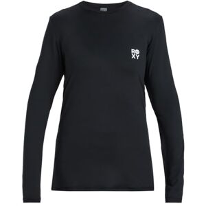 Roxy Surf-T-Shirt Happy Waves LS Surf Tee Damen Schwarz S Roxy Surf-T-Shirt Happy Waves LS Surf Tee Damen Schwarz S
