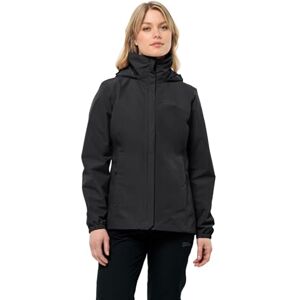 Jack Wolfskin Damen Stormy Point 2l Jkt W, Schwarz, L EU Jack Wolfskin Damen Stormy Point 2l Jkt W, Schwarz, L EU