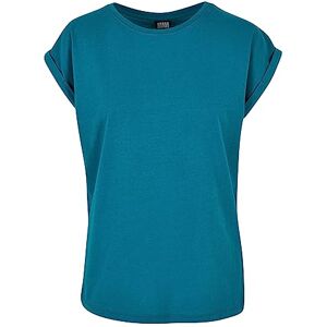 Urban Classics Damen T-Shirt Ladies Extended Shoulder Tee, T-Shirt mit überschnittenen Schultern, aus Baumwolle, erhältlich in vielen Farben, Watergreen, M Urban Classics Damen T-Shirt Ladies Extended Shoulder Tee, T-Shirt mit überschnittenen Schultern, aus Baumwolle, erhältlich in vielen Farben, Watergreen, M