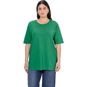 Ulla Popken Damen große Größen Übergrößen Plus Size T-Shirt, Rundhalsausschnitt, Relaxed, Halbarm smaragdgrün 54+ 486910459-54+ Ulla Popken Damen große Größen Übergrößen Plus Size T-Shirt, Rundhalsausschnitt, Relaxed, Halbarm smaragdgrün 54+ 486910459-54+