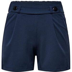 JDY Damen GEGGO JRS NOOS Lässige Shorts, Black Iris/Detail:Black Button, S, 15203098 JDY Damen GEGGO JRS NOOS Lässige Shorts, Black Iris/Detail:Black Button, S, 15203098