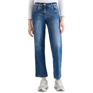 Cecil Wide Leg Jeans mid Blue wash 28 Cecil Wide Leg Jeans mid Blue wash 28