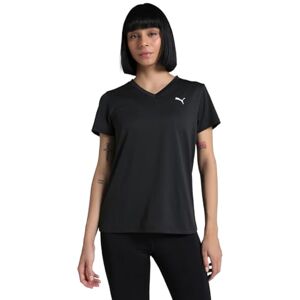 Puma Unisex W TAD Essential Vneck Tee T-Shirts, Black, 3XL Puma Unisex W TAD Essential Vneck Tee T-Shirts, Black, 3XL