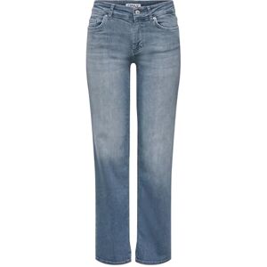 ONLY Female Straight-Fit Jeans ONLBLUSH Mittlere Taille Gerade geschnitten Jeans ONLY Female Straight-Fit Jeans ONLBLUSH Mittlere Taille Gerade geschnitten Jeans