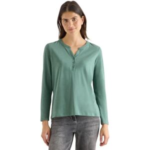 Cecil Damen Split Neck Langarmshirt Cecil Damen Split Neck Langarmshirt
