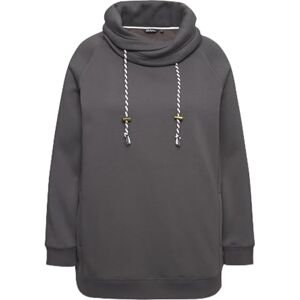 Ulla Popken Damen große Größen Übergrößen Plus Size Sweatshirt, weiter Stehkragen, Taschen, Raglan-Langarm Graphitgrau 54+ 713963110-54+ Ulla Popken Damen große Größen Übergrößen Plus Size Sweatshirt, weiter Stehkragen, Taschen, Raglan-Langarm Graphitgrau 54+ 713963110-54+
