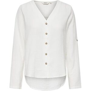 ONLY Onlthyra Life V-Neck L/S Shirt Noos WVN ONLY Onlthyra Life V-Neck L/S Shirt Noos WVN