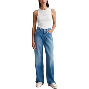 Marc O' Polo Marc OߴPolo Denim Damen Jeanshose mit Stretch-Anteil Wide Leg, Blau (Medium Blue Multi 40), W30/L34 Marc O' Polo Marc OߴPolo Denim Damen Jeanshose mit Stretch-Anteil Wide Leg, Blau (Medium Blue Multi 40), W30/L34