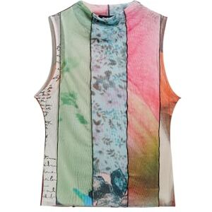 Desigual Damen 25SWTK87 T-Shirt, Material FINISHES, L Desigual Damen 25SWTK87 T-Shirt, Material FINISHES, L