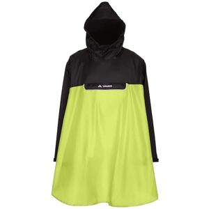 VAUDE Valero Poncho, Regenponcho mit Ärmeln, wasserdicht und winddicht, lemon, M VAUDE Valero Poncho, Regenponcho mit Ärmeln, wasserdicht und winddicht, lemon, M