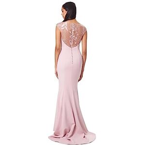 Jarlo London Damen Masa Fischschwanz-Maxikleid Kleid, Orignal Pink, 36 Jarlo London Damen Masa Fischschwanz-Maxikleid Kleid, Orignal Pink, 36
