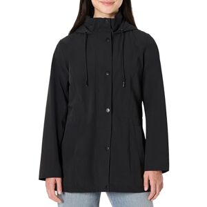 Amazon Essentials Damen Leichte, Wasserdichte, Lange Relaxed-Fit-Regenjacke mit Kapuze, Schwarz, M Amazon Essentials Damen Leichte, Wasserdichte, Lange Relaxed-Fit-Regenjacke mit Kapuze, Schwarz, M
