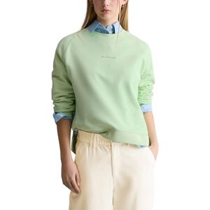 Marc O' Polo Marc OߴPolo Denim Damen Sweatshirt aus Bio-Baumwolle mit Raglanärmeln, Grün (Mint Mist), L Marc O' Polo Marc OߴPolo Denim Damen Sweatshirt aus Bio-Baumwolle mit Raglanärmeln, Grün (Mint Mist), L