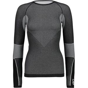 CMP Nahtloses Damen-Sweatshirt, Schwarz, 38/40 CMP Nahtloses Damen-Sweatshirt, Schwarz, 38/40
