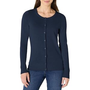 Amazon Essentials Damen Leichte Rundhalsstrickjacke (Erhältlich In Übergröße), Marineblau, 3XL Große Größen Amazon Essentials Damen Leichte Rundhalsstrickjacke (Erhältlich In Übergröße), Marineblau, 3XL Große Größen