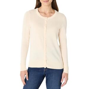 Amazon Essentials Damen Leichte Rundhalsstrickjacke (Erhältlich In Übergröße), Blasser Pfirsich, S Amazon Essentials Damen Leichte Rundhalsstrickjacke (Erhältlich In Übergröße), Blasser Pfirsich, S