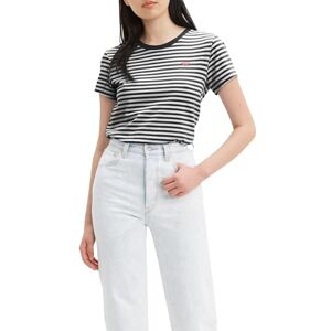 Levi's Damen Perfect Tee Raita Stripe Caviar S Levi's Damen Perfect Tee Raita Stripe Caviar S