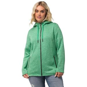 Ulla Popken , Damen, große Größen, Strickfleece-Jacke, Kapuze, Reißverschlusstaschen Ulla Popken , Damen, große Größen, Strickfleece-Jacke, Kapuze, Reißverschlusstaschen