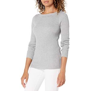 Amazon Essentials Damen Leichter Classic- Fit-Langarmpullover, Hellgrau Meliert, M Amazon Essentials Damen Leichter Classic- Fit-Langarmpullover, Hellgrau Meliert, M